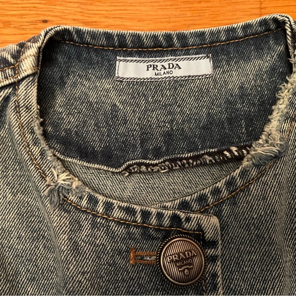In the Styles of Prada, Denim Jacket Size 36 - Picture 5 of 8